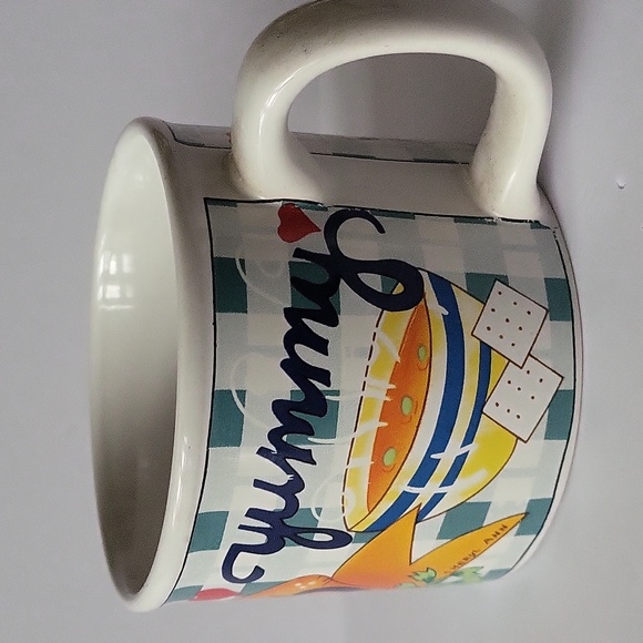 Vintage 1999 Soups On Ceramic Cup Coffee Mug By Cheryl Ann Design - Picture 13 of 16